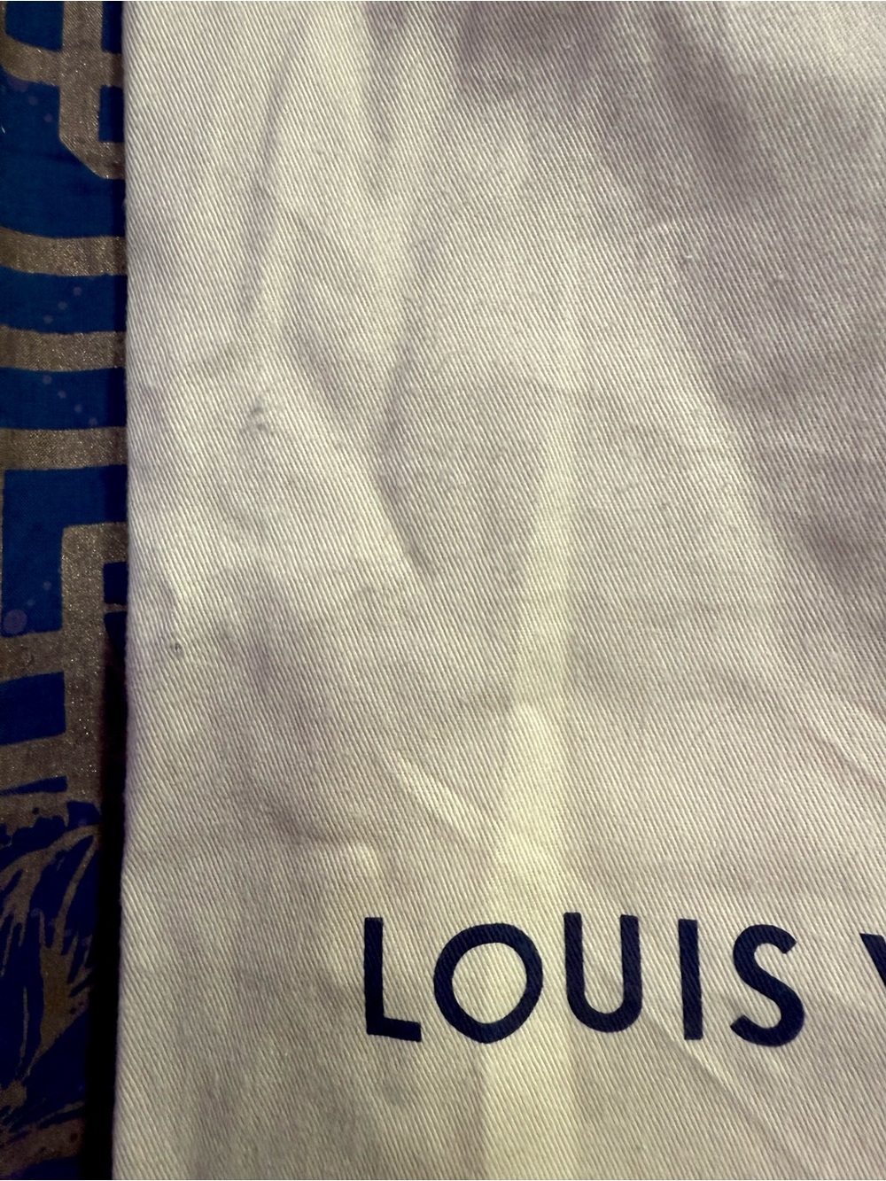 2 Louis Vuitton LV Canvas Dust Bags - Picture 3 of 8